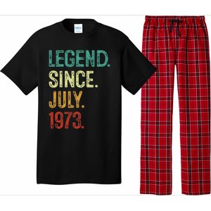 50 Years Old Legend Since July 1973 50th Birthday Pajama Set