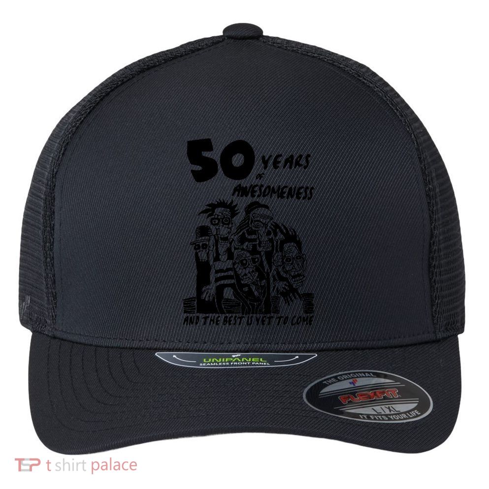 50 Years Of Awesomeness Flexfit Unipanel Trucker Cap