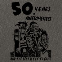 50 Years Of Awesomeness Cotton Canvas Backpack