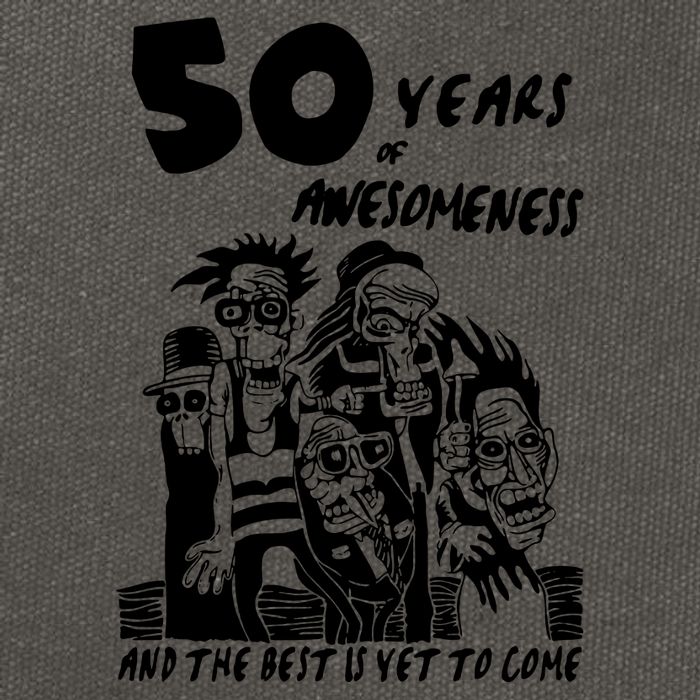 50 Years Of Awesomeness Cotton Canvas Backpack