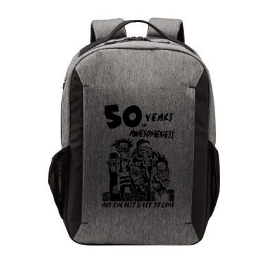50 Years Of Awesomeness Vector Backpack