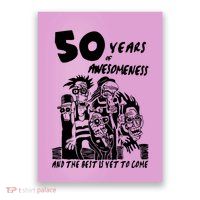 50 Years Of Awesomeness Poster