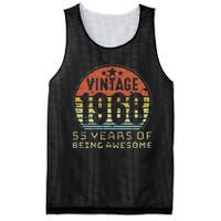 55 Year Old Birthday Vintage 1968 55th Birthday Mesh Reversible Basketball Jersey Tank