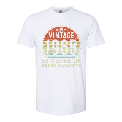 55 Year Old Birthday Vintage 1968 55th Birthday Softstyle® CVC T-Shirt