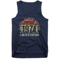 50 Year Old Gifts Vintage 1974 Limited Edition 50th Birthday Tank Top