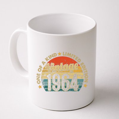 58 Years Old Vintage 1964 Limited Edition 58th Coffee Mug