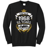 55 Year Old Gift Vintage 1968 55th Birthday Gift Sweatshirt