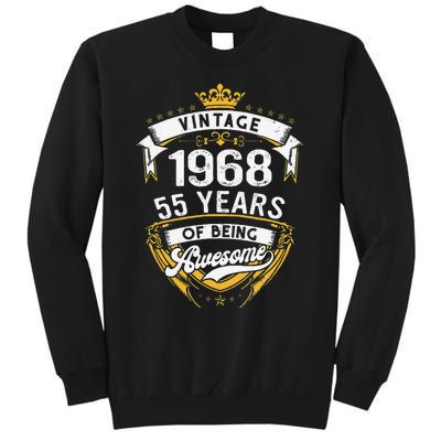 55 Year Old Gift Vintage 1968 55th Birthday Gift Sweatshirt