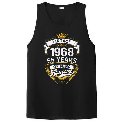 55 Year Old Gift Vintage 1968 55th Birthday Gift PosiCharge Competitor Tank