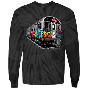 50 Years Of Hiphop Bronxsubway Graffiti 50th Anniversary Tie-Dye Long Sleeve Shirt