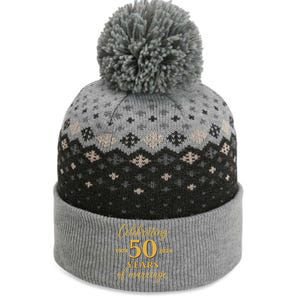 50 Years Of Marriage 1974 50th Wedding Anniversary The Baniff Cuffed Pom Beanie