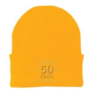 50 Years Of Marriage 1974 50th Wedding Anniversary Knit Cap Winter Beanie