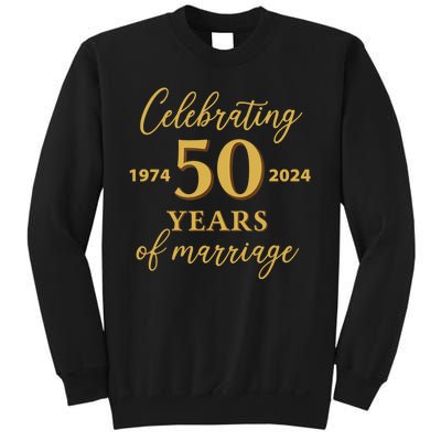 50 Years Of Marriage 1974 50th Wedding Anniversary Sweatshirt