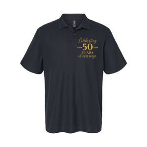 50 Years Of Marriage 1974 50th Wedding Anniversary Softstyle Adult Sport Polo