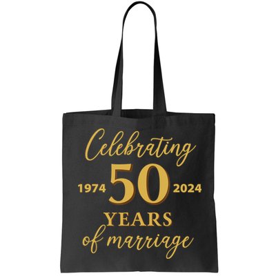 50 Years Of Marriage 1974 50th Wedding Anniversary Bag