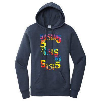 5 Year Old Birthday 5th BDay Number 5 Women's Pullover Hoodie