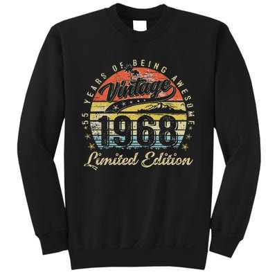 55 Year Old Gifts Vintage 1968 Limited Edition 55th Birthday Sweatshirt