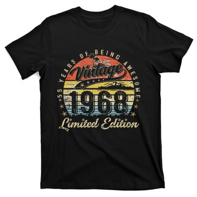 55 Year Old Gifts Vintage 1968 Limited Edition 55th Birthday T-Shirt