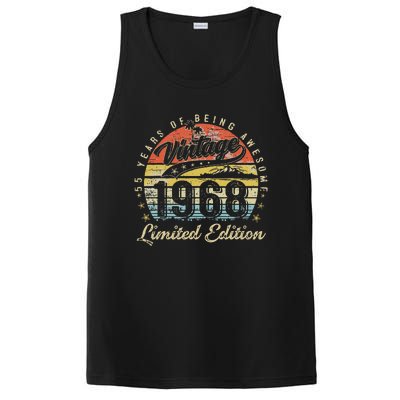 55 Year Old Gifts Vintage 1968 Limited Edition 55th Birthday PosiCharge Competitor Tank