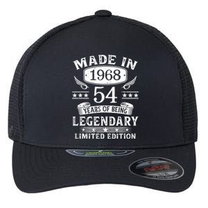 54 Years Old Made In 1968 Shirt 54th Birthday Gift Flexfit Unipanel Trucker Cap