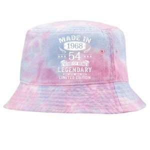 54 Years Old Made In 1968 Shirt 54th Birthday Gift Tie-Dyed Bucket Hat