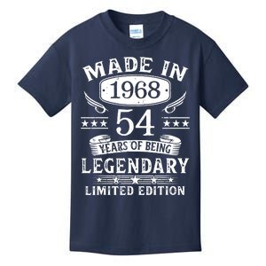 54 Years Old Made In 1968 Shirt 54th Birthday Gift Kids T-Shirt