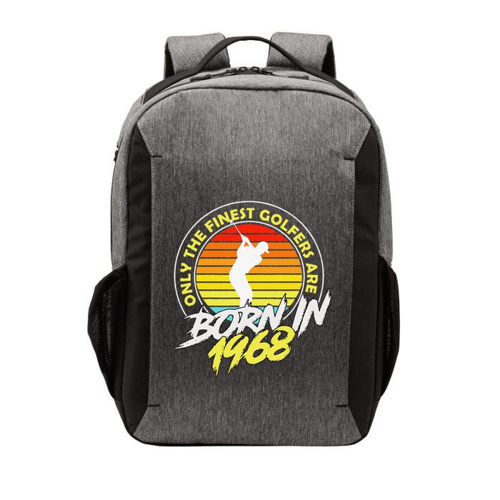 55 Year Old Golfer. Born In 1968 55th Birthday Golf Vector Backpack