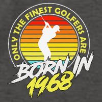 55 Year Old Golfer. Born In 1968 55th Birthday Golf Vector Backpack