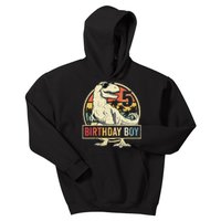 5 Year Old  5th Birthday  T Rex Dinosaur Kids Hoodie