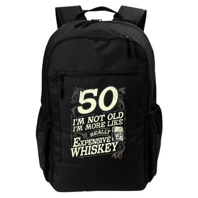 50 Years Old Whiskey Bourbon 50th Birthday Whiskey Drinker Daily Commute Backpack