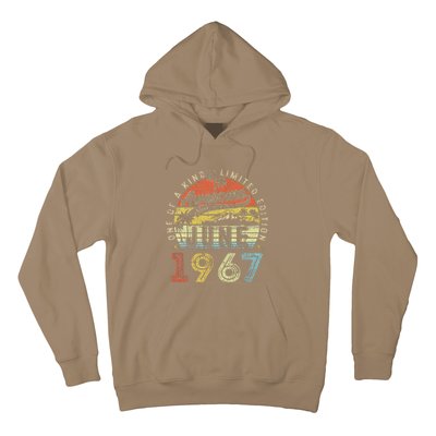 56 Year Old Awesome Since June 1967 56th Birthday Hoodie