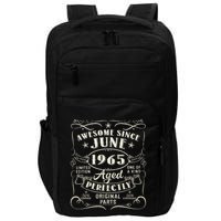 58 Year Old Awesome Since June 1965 58th Birthday Impact Tech Backpack