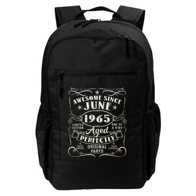 58 Year Old Awesome Since June 1965 58th Birthday Backpack