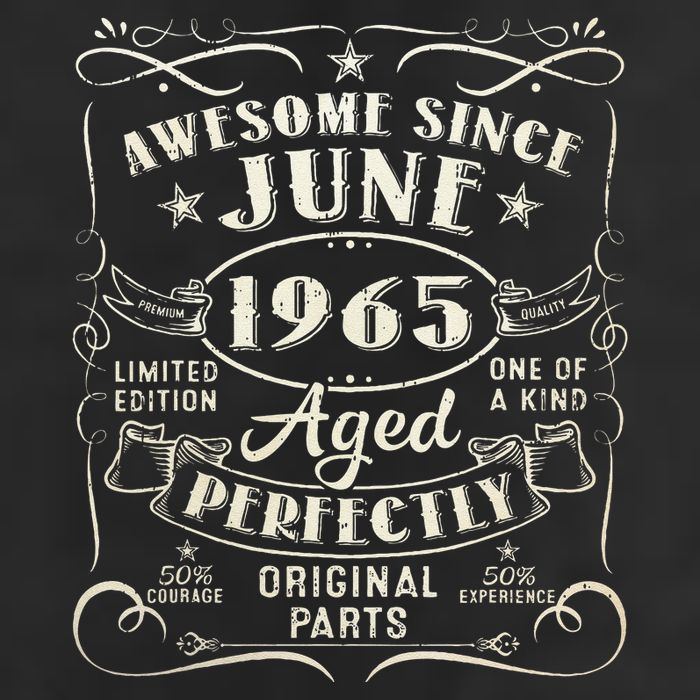 58 Year Old Awesome Since June 1965 58th Birthday Adult Drive Performance Visor