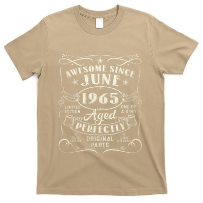 58 Year Old Awesome Since June 1965 58th Birthday T-Shirt