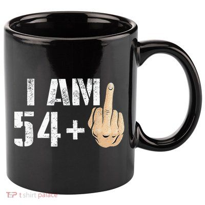 55 Years Old Fun 55th Birthday Gift Ideas Christmas 11oz C Handle Ceramic Mug