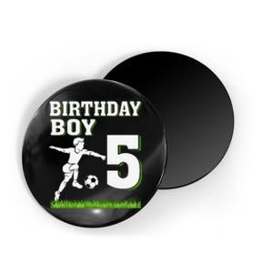 5 Year Old Soccer 5th Birthday Party Theme Magnet