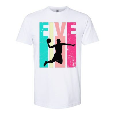 5 Years Old 5th Birthday Basketball Gift For Party Softstyle CVC T-Shirt