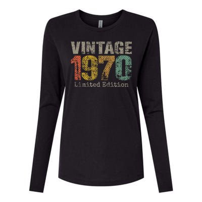 54 Year Old Gifts Vintage 1970 Limited Edition 54th Birthday Womens Cotton Relaxed Long Sleeve T-Shirt