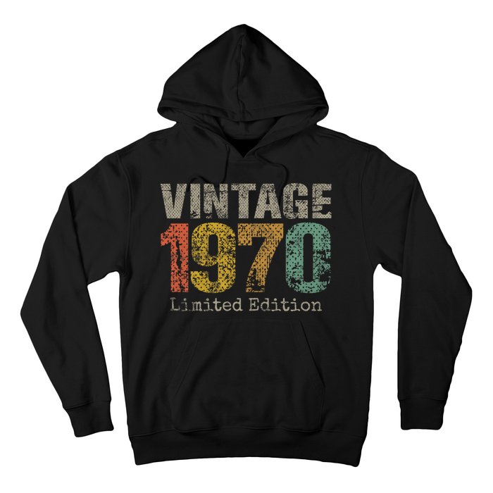 54 Year Old Gifts Vintage 1970 Limited Edition 54th Birthday Hoodie