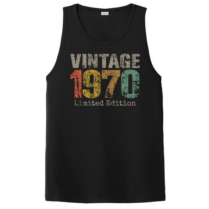 54 Year Old Gifts Vintage 1970 Limited Edition 54th Birthday PosiCharge Competitor Tank