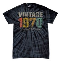 54 Year Old Gifts Vintage 1970 Limited Edition 54th Birthday Tie-Dye T-Shirt