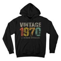 54 Year Old Gifts Vintage 1970 Limited Edition 54th Birthday Tall Hoodie