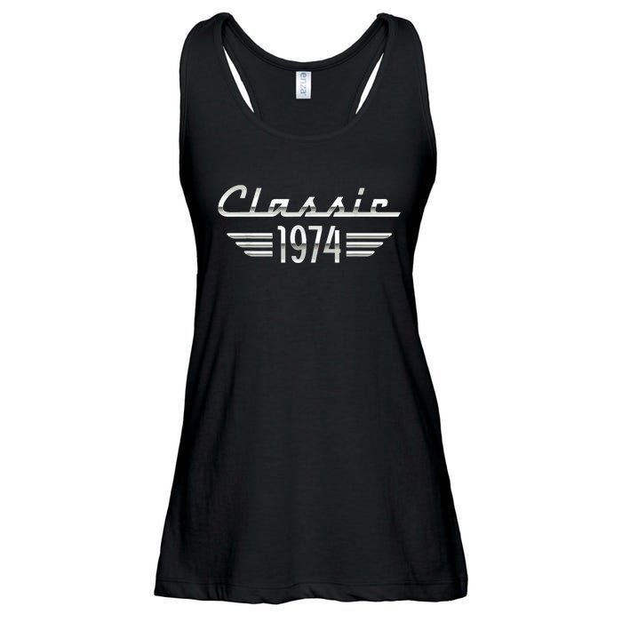 50 Year Old Gifts For Classic 1974 50th Birthday Ladies Essential Flowy Tank