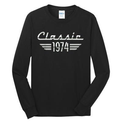 50 Year Old Gifts For Classic 1974 50th Birthday Tall Long Sleeve T-Shirt