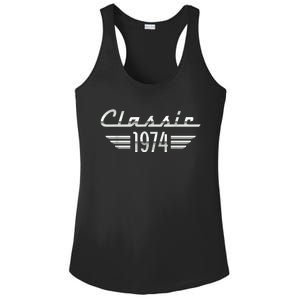 50 Year Old Gifts For Classic 1974 50th Birthday Ladies PosiCharge Competitor Racerback Tank