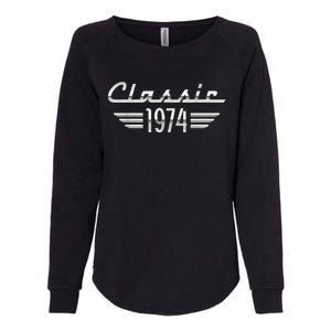 50 Year Old Gifts For Classic 1974 50th Birthday Womens California Wash Sweatshirt