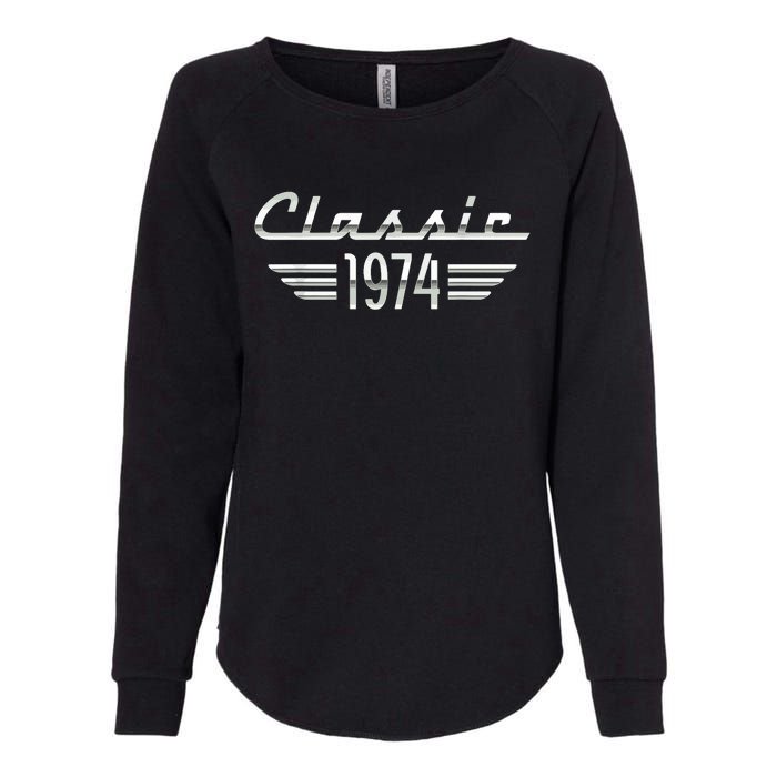 50 Year Old Gifts For Classic 1974 50th Birthday Womens California Wash Sweatshirt