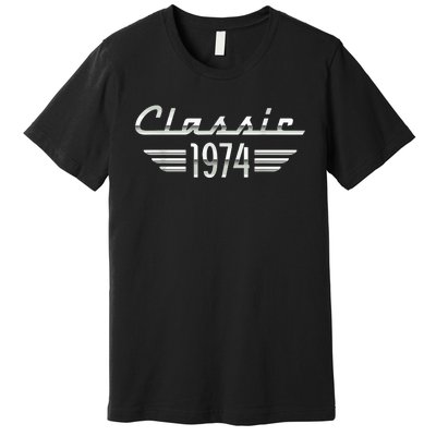 50 Year Old Gifts For Classic 1974 50th Birthday Premium T-Shirt