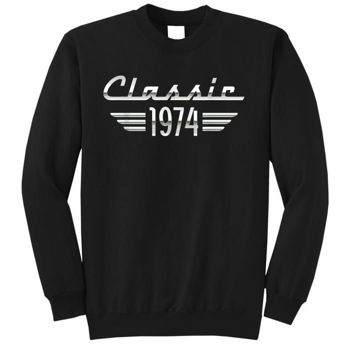 50 Year Old Gifts For Classic 1974 50th Birthday Tall Sweatshirt